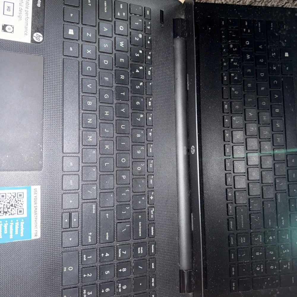 HP Black Business Laptop with Sleek Design